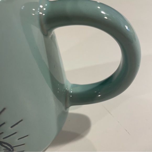 Wild Sage Gemini Zodiac Mug Teal Green Celestial Astrology Cup 16oz Ceramic - Picture 6 of 7